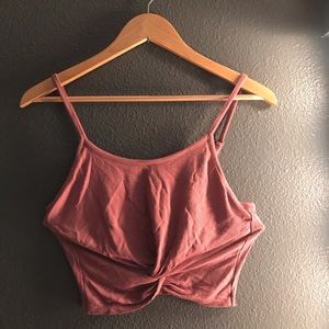 Cropped Pink Top